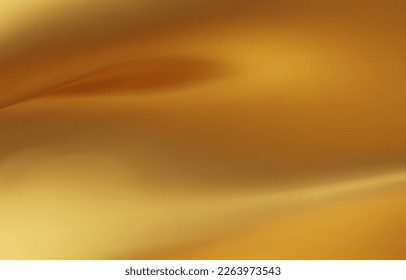 Gold background. Abstract light gold metal gradient. Shiny golden blur texture background. Gold geometric texture wall with light reflections. Yellow wallpaper. 3D Vector illustration.