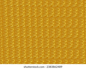 Fondo dorado con ornamento abstracto.
