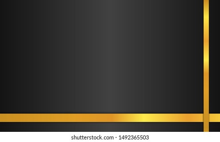 gold background with abstract shape, can be used for landing pages, banners, covers, backgrounds, frame. vector