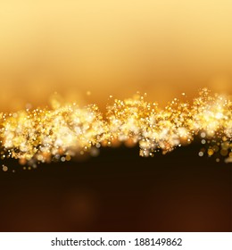 Gold background abstract Vector illustration. 