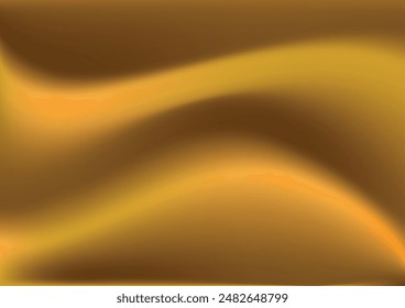 Gold background beautiful gradient mesh banner web illustration vector template 