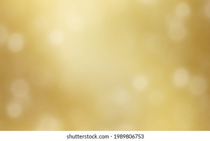 Gold background with bokeh design. Vector illustration. Eps10