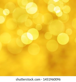 Gold background with bokeh lights