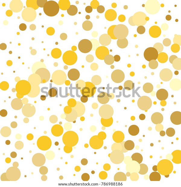 Gold Background Gold Circles On White Stock Vector (Royalty Free ...