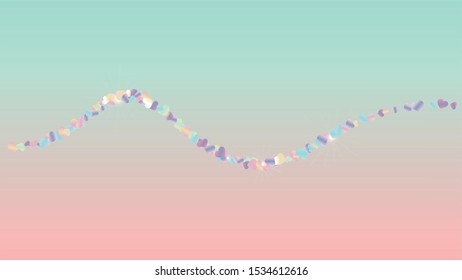 Gold Background with Confetti of Glitter Particles. St. Valentine Day. Disco pattern. Light Spots. Explosion of Confetti. Glitter Vector Illustration. Design for Web.