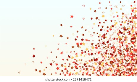Fondo dorado con confetti de partículas de brillo. Sparkle Luces Textura. Patrón disco. Puntos de luz. Star Dust. Explosión de Confetti. Diseño para la invitación.