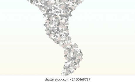 Gold Background with Confetti of Glitter Particles. St. Valentine Day. Holiday pattern. Light Spots. Explosion of Confetti. Glitter Vector Illustration. Design for Advertisement.