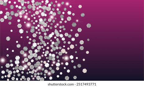 Gold Background with Confetti of Glitter Particles. Sparkle Lights Texture. Birthday pattern. Light Spots. Star Dust. Explosion of Confetti. Design for Print.