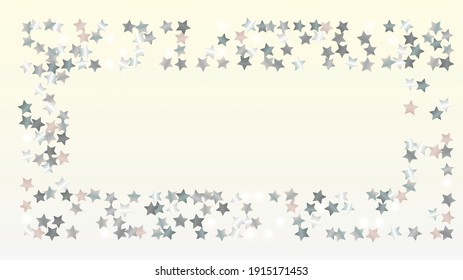 Gold Background with Confetti of Glitter Star Particles. Sparkle Lights Texture. Christmas pattern. Light Spots. Star Dust. Christmass Design. Explosion of Confetti. Design for Magazine.
