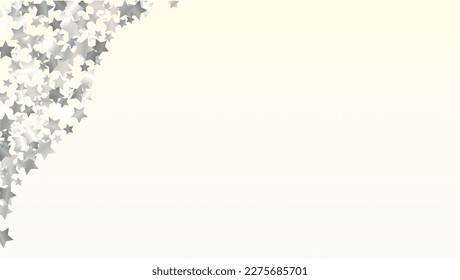 Gold Background with Confetti of Glitter Star Particles. Sparkle Lights Texture. Christmas pattern. Light Spots. Star Dust. Christmass Design. Explosion of Confetti. Design for Card.