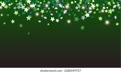 Gold Background with Confetti of Glitter Star Particles. Sparkle Lights Texture. Disco pattern. Light Spots. Star Dust. Christmass Design. Explosion of Confetti. Design for Magazine.