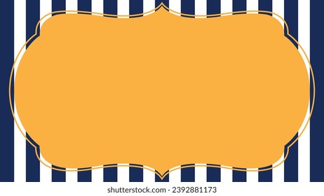 gold background design with blue pattern and text place, abstract simple background
