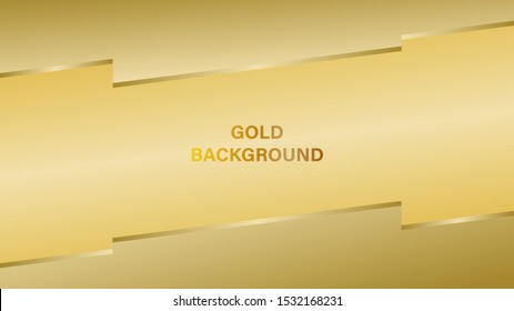 Gold background design. Creative golden Background template