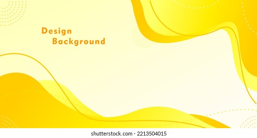 Gold background design with gradient colour. Liquid shape design. It can be used for templates, banners, business cards, wallpaper, billboards, etc. Vector Illustration of Abstract background.