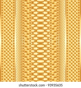 gold background from different vertical decorative patterns