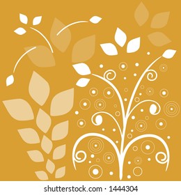 Gold Background Filigree