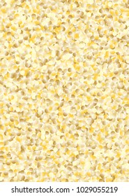 Gold background. Gold gradient circles on a white background. Vector IIlustration. Golden circles on a white vertical background. Template for holiday designs, invitation, party, birthday, wedding.