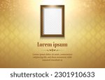 Gold background for greeting card, advertising, website, flyers, posters.