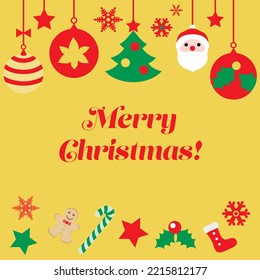 Gold background illustration of Christmas.
