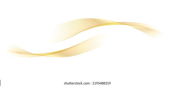 Gold background line background material