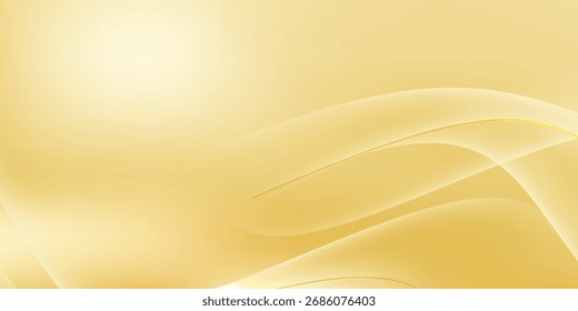 Gold background luxury with abstract shining lines. modern vector illustration