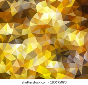 gold background made of triangle shapes