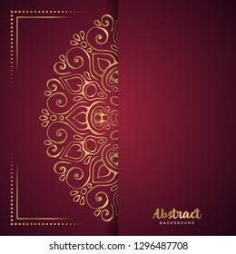 Gold background with mandala