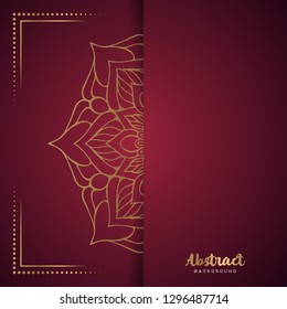 Gold background with mandala