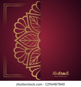 Gold background with mandala
