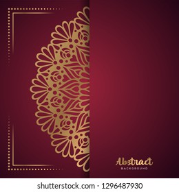 Gold background with mandala