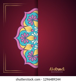 Gold background with mandala