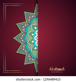 Gold background with mandala