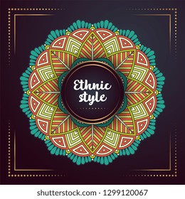 Goldener Hintergrund mit Mandala