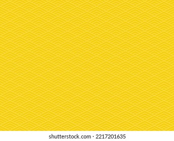Gold background material of Japanese traditional pattern called "lozenge pattern".