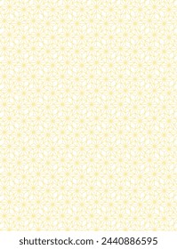 Gold background material of Japanese traditional pattern named flax-leaf.