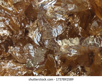 Fondo dorado. Textura metálica de oro. Plantilla de moda para diseños de vacaciones, fiesta, cumpleaños, boda, invitación, web, banner, tarjeta. Ilustración del vector