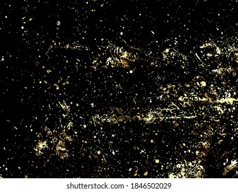 Fondo dorado. Textura metálica de oro. Plantilla de moda para diseños de vacaciones, fiesta, cumpleaños, boda, invitación, tarjeta de banner web. Vector