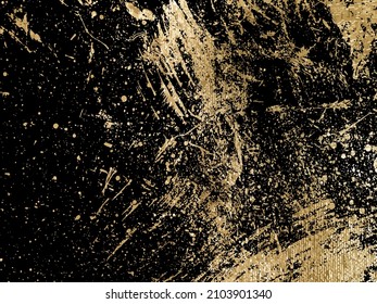 Gold background. Gold metallic texture. Trendy template for holiday designs, party, birthday, wedding, invitation, web banner card. Vector illustration