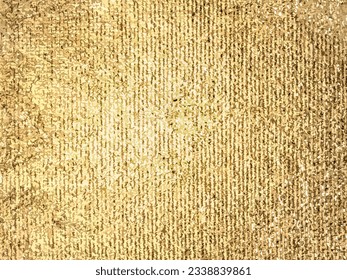 Gold background. Gold metallic texture. Trendy template for holiday designs, party, birthday, wedding, invitation, web banner, card. Vector illustration