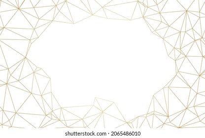 gold background, modern low poly lines effect with luxury gradient for backdrop.