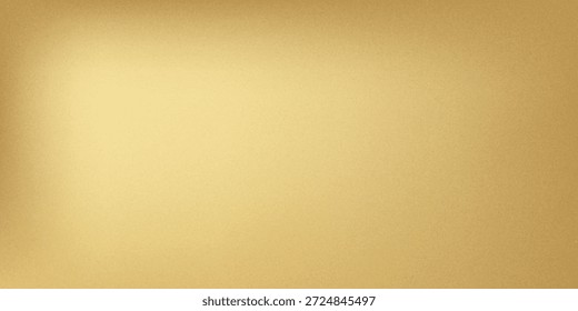 Fondo de oro con gradiente de lujo moderno, fondo de superficie áspero y en mal estado.
