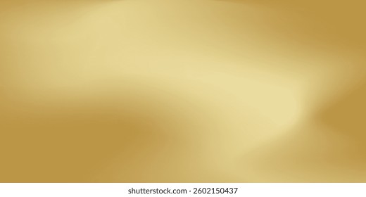 Gold background with paper texture wall. Vector modern