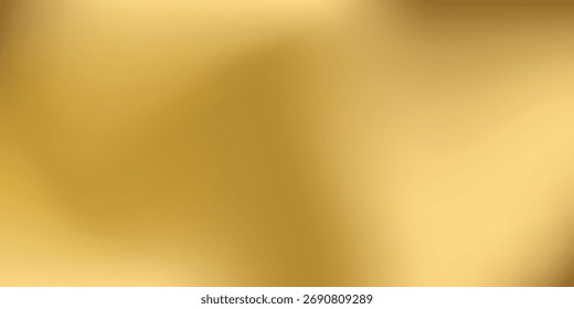 Fundo dourado com superfície brilhante e textura suave. Fundo de ouro fluido para elemento gráfico metálico festivo