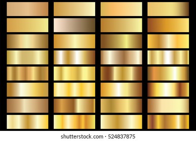 Gold background texture vector icon seamless pattern. Light, realistic, elegant, shiny, metallic and golden gradient illustration. Mesh vector. Design for frame, ribbon, coin, abstract