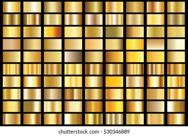Gold background texture vector icon seamless pattern. Light, realistic, elegant, shiny, metallic and golden gradient illustration. Mesh vector. Design for frame, ribbon, coin, abstract