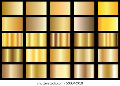 Gold background texture vector icon seamless pattern. Light, realistic, elegant, shiny, metallic and golden gradient illustration. Mesh vector. Design for frame, ribbon, coin, abstract