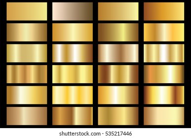 Gold background texture vector icon seamless pattern. Light, realistic, elegant, shiny, metallic and golden gradient illustration. Mesh material. Design for frame, ribbon, coin, abstract - Shutterstock ID 535217446