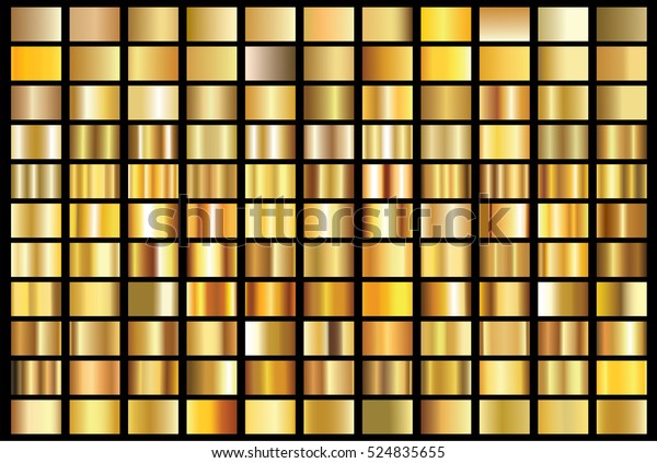 Gold background texture vector icon seamless pattern. Light, realistic