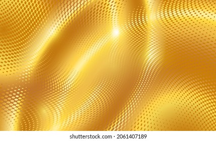 Gold background with texture. Vector image.