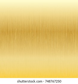 Gold background with thin vertical stripes. Vector modern background for cards, websites, brochures and other design
